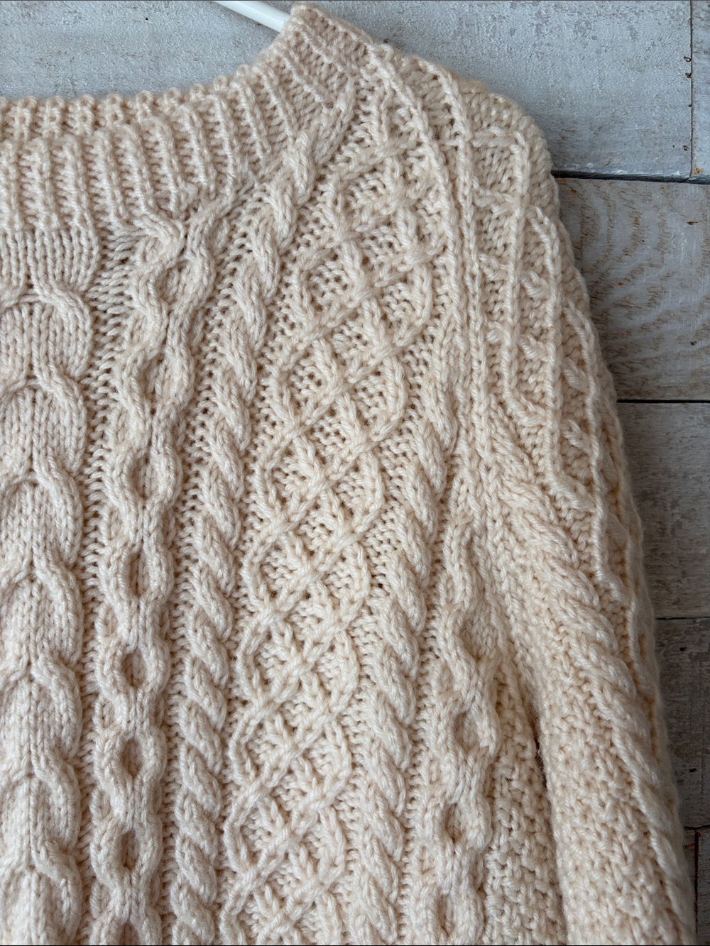 Traditional Fisherman Knit Sweater– A Story Told in Stitches - Picture 6 of 9